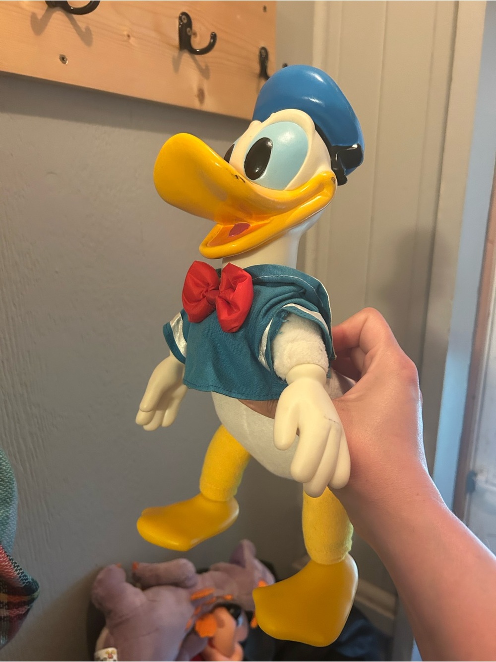 Disney Donald Duck Plush in Blue, Yellow & Red